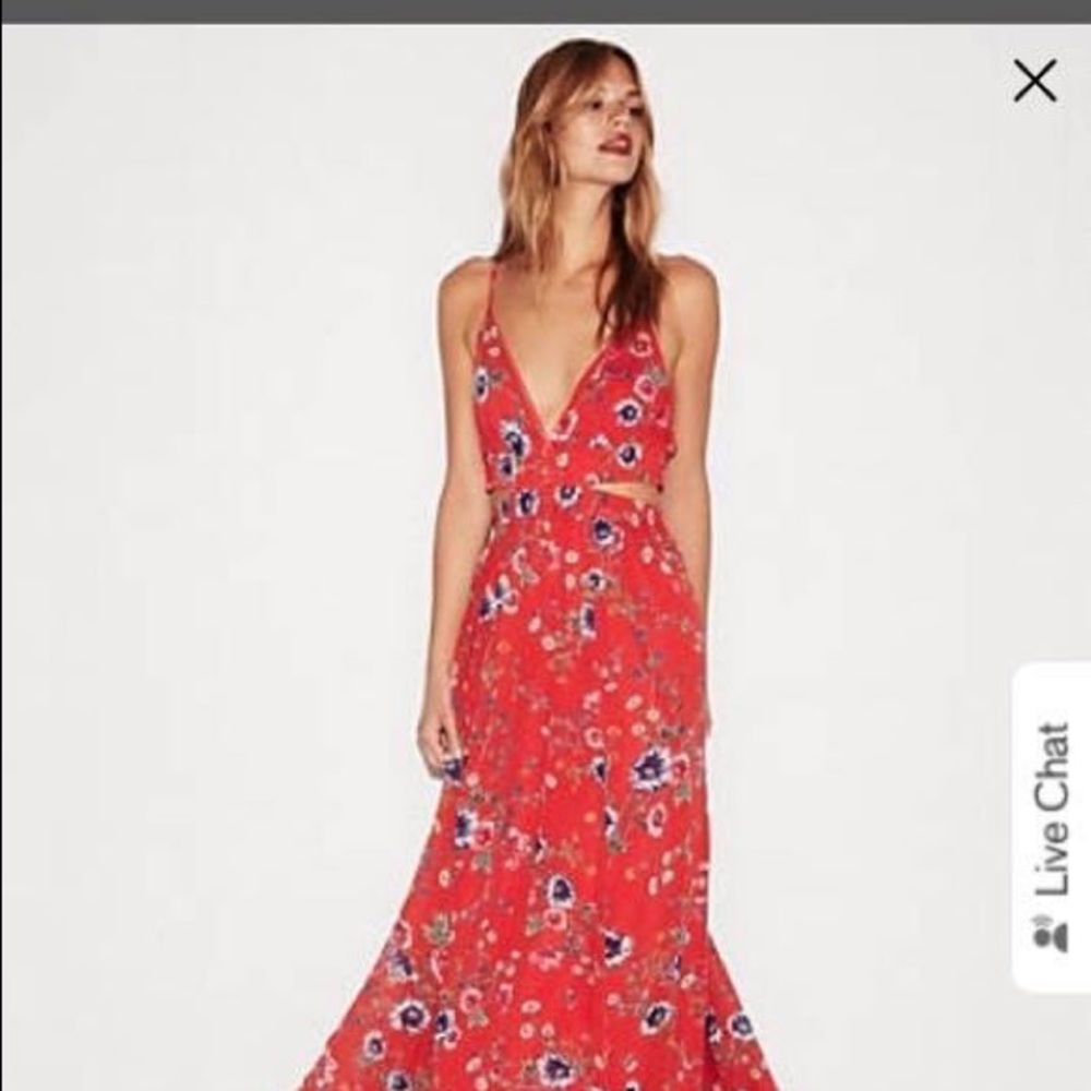 Express Floral Maxi Dress